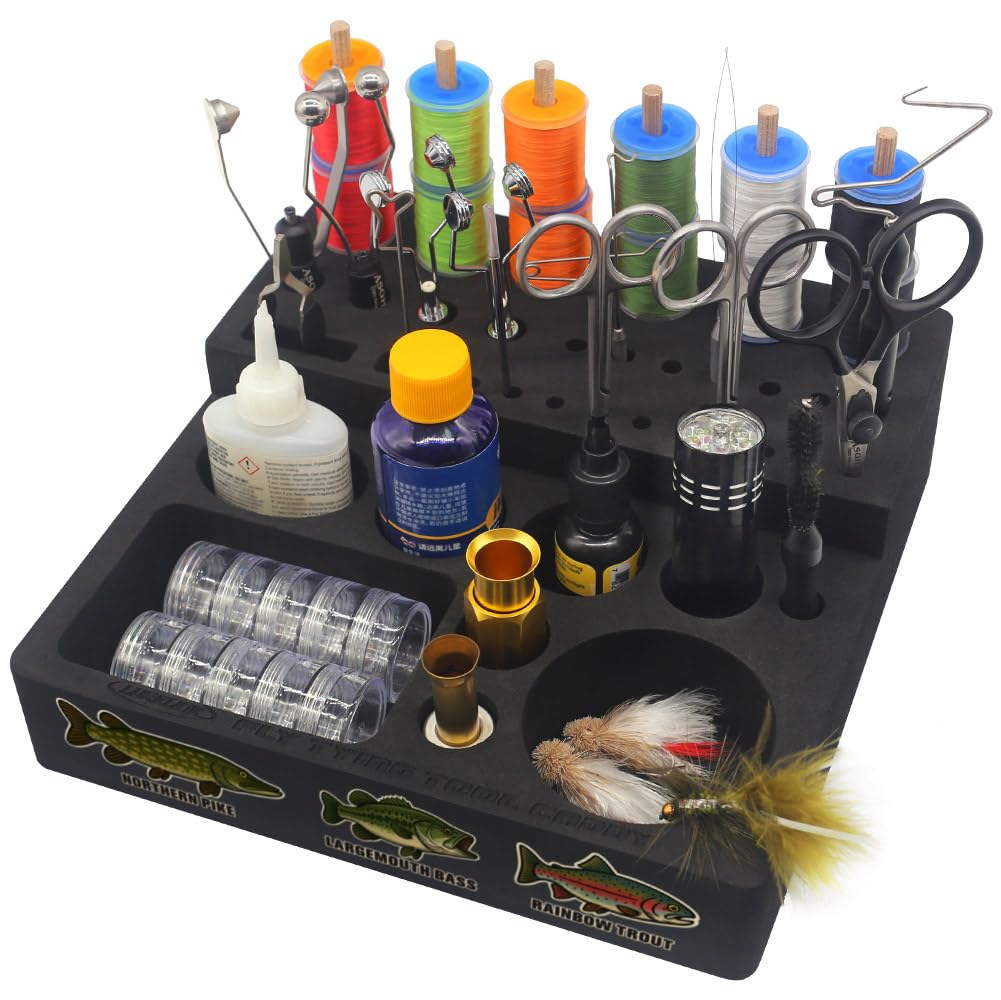 LURELINK Fly Tying Tool Caddy Organizer – full product image