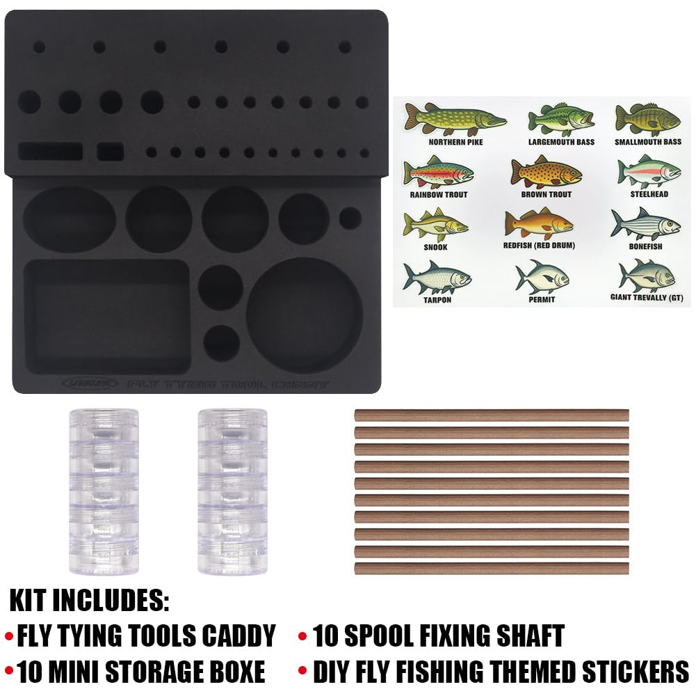 Stable, durable workspace for intensive fly tying sessions
