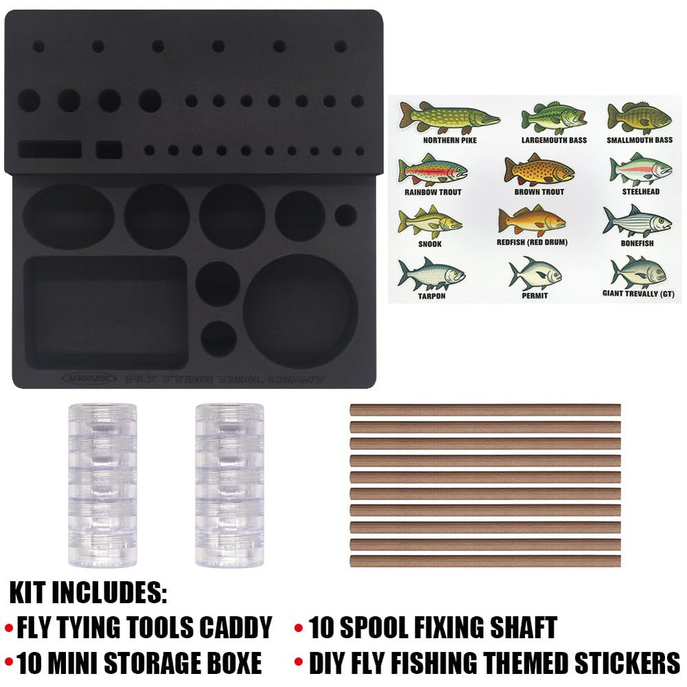 Stable, durable workspace for intensive fly tying sessions
