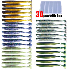 Ultra lifelike paddle tail swimbaits for multiple species