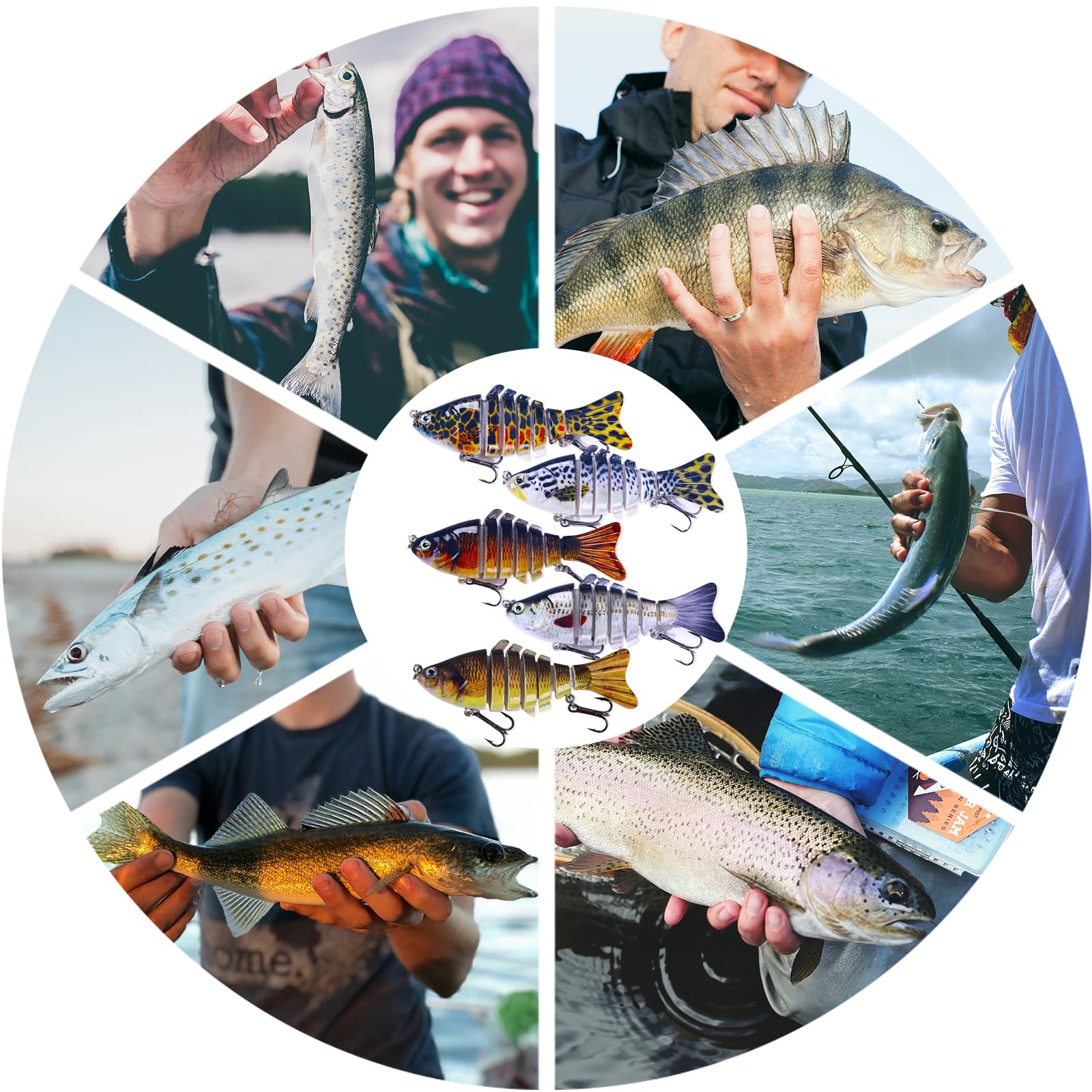 LURESMEOW durable lures for carnivorous species like bass and pike.
