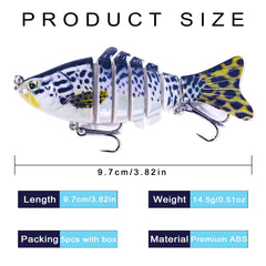 LURESMEOW ultra lifelike lure showing realistic finish to attract bites.
