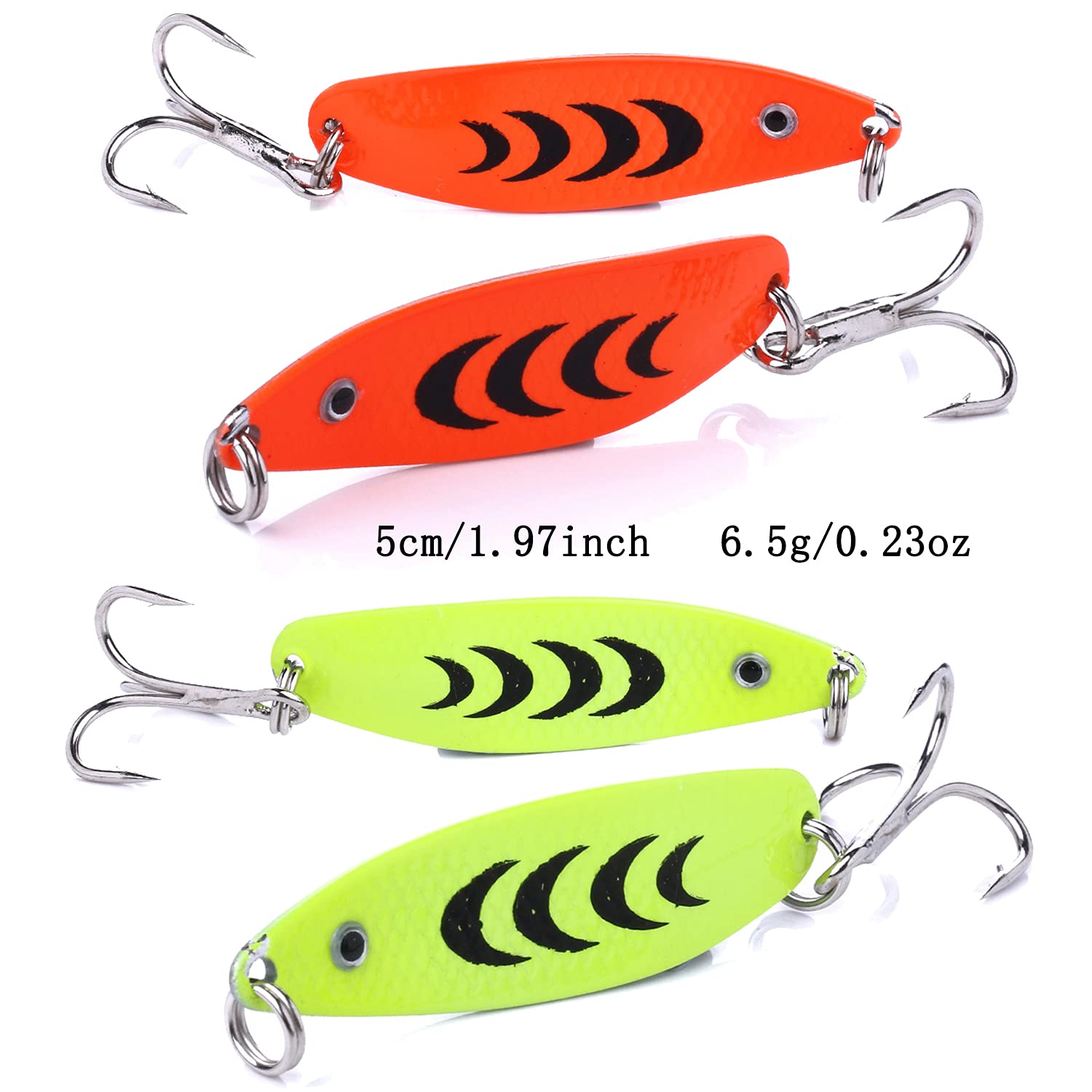 Spoon lure creating a dazzling water flash during retrieve