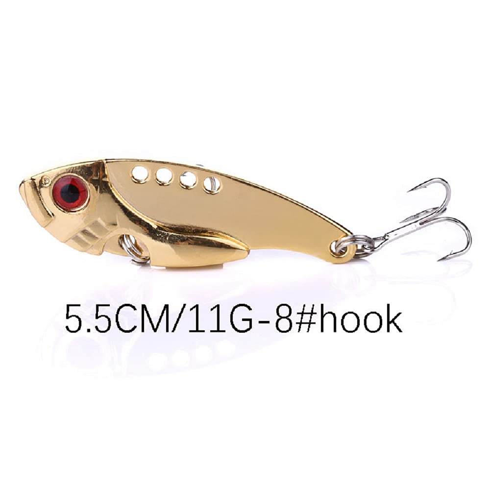 LURESMEOW blade bait weight distribution detail highlights unique vibration design.