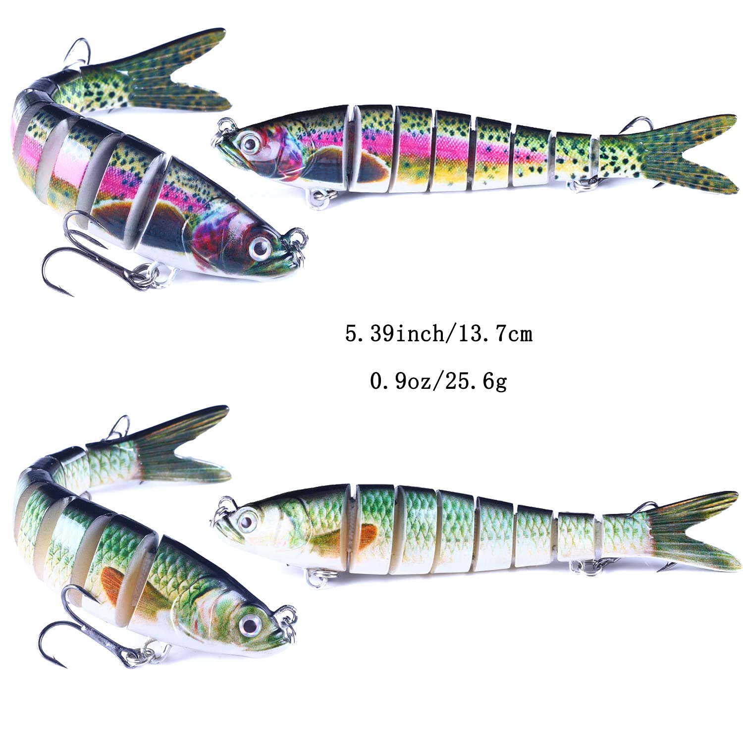 LURESMEOW five-piece box makes it easy to carry and swap lures.