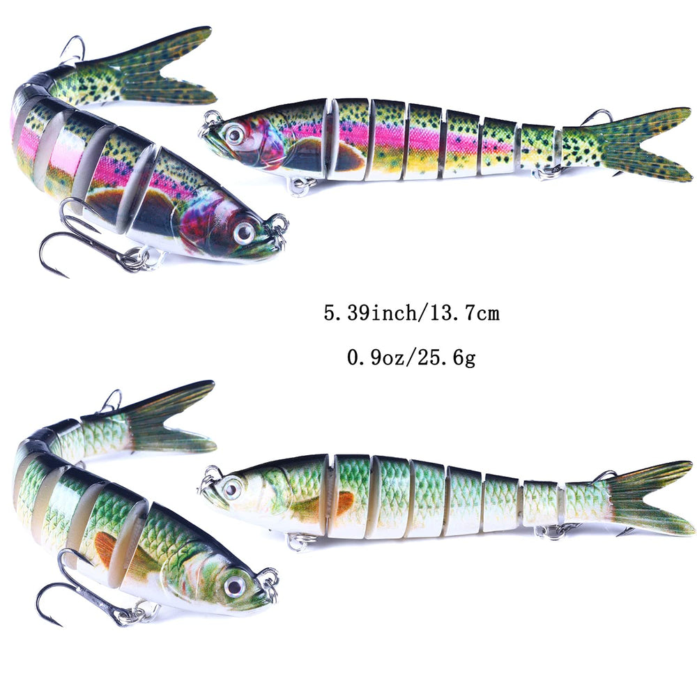 LURESMEOW five-piece box makes it easy to carry and swap lures.