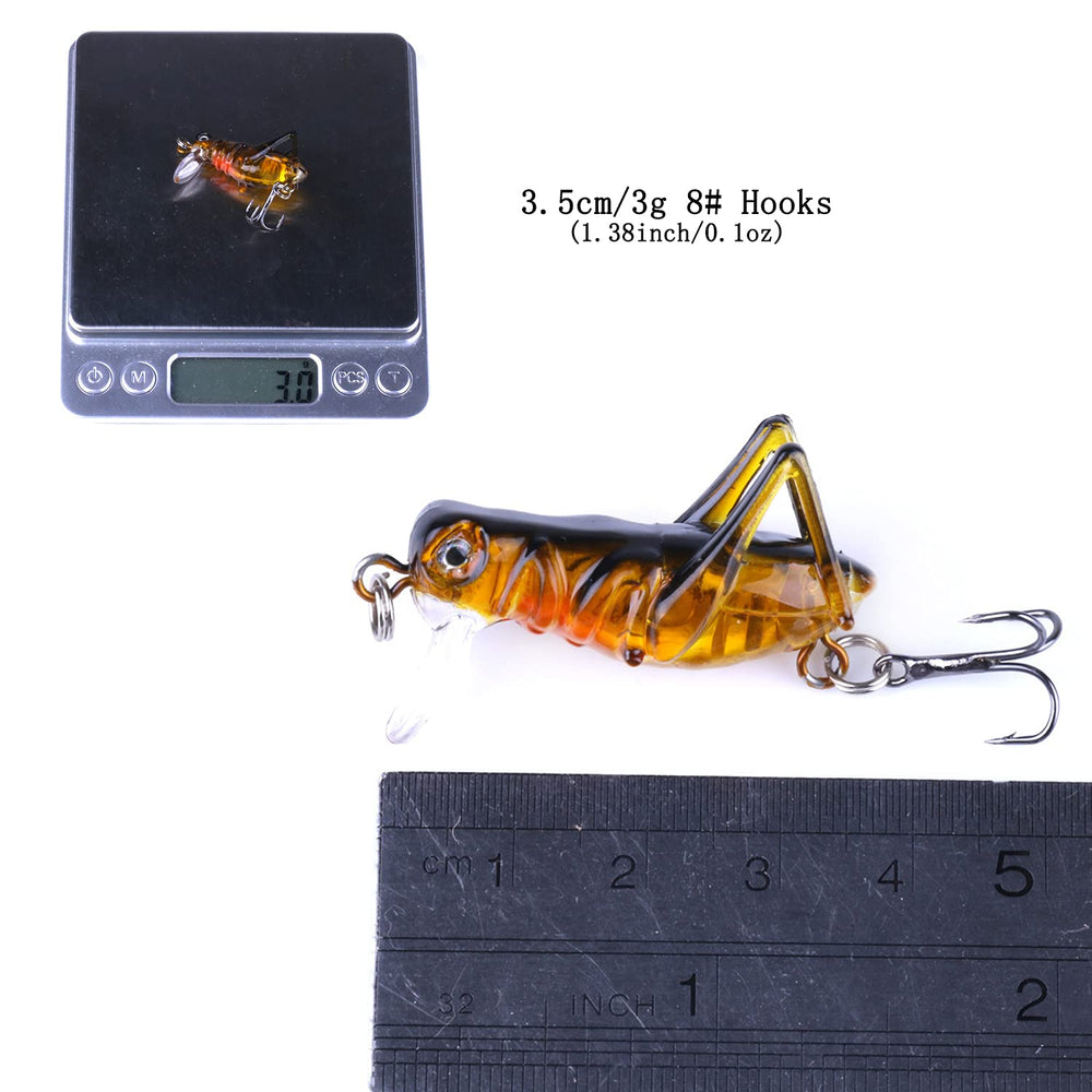 LURESMEOW bionic cricket imitation tempts feeding fish