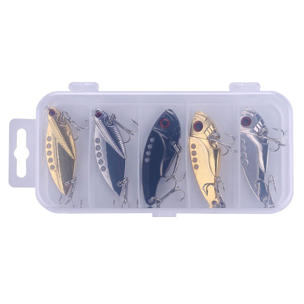 LURESMEOW gold spoon close-up shows premium finish for saltwater and freshwater use.