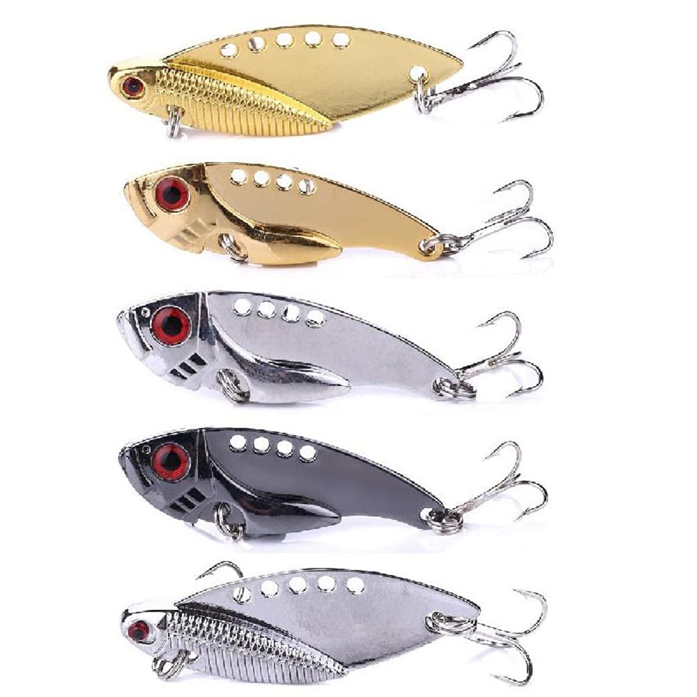 LURESMEOW fishing spoon in silver finish attracting bass with bright flash.