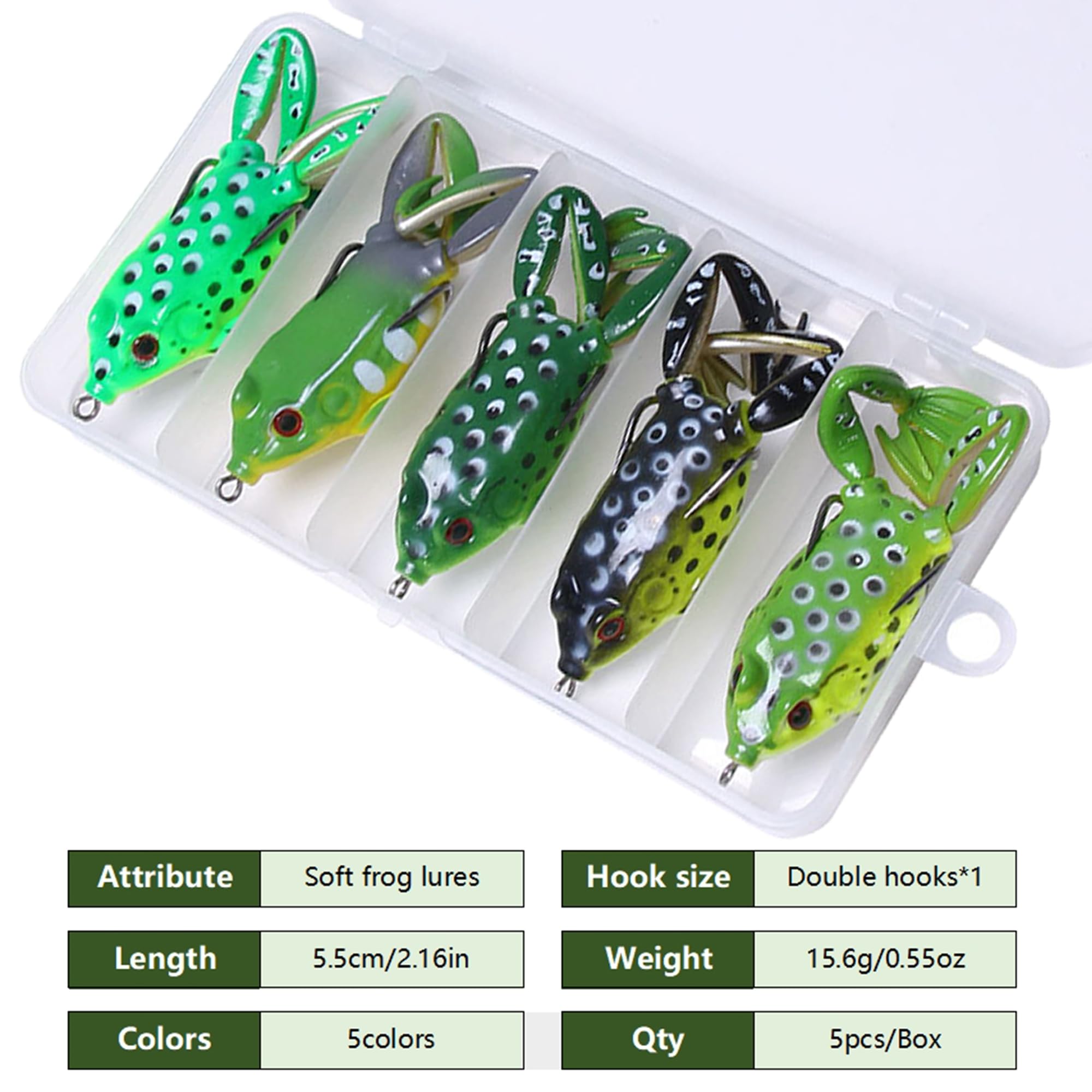LURESMEOW Frog Lure realistic swimming action appeals to predators.