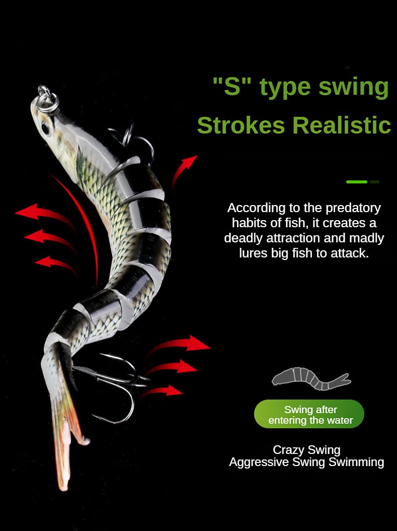 LURESMEOW high-strength treble hooks ensure solid hookups.