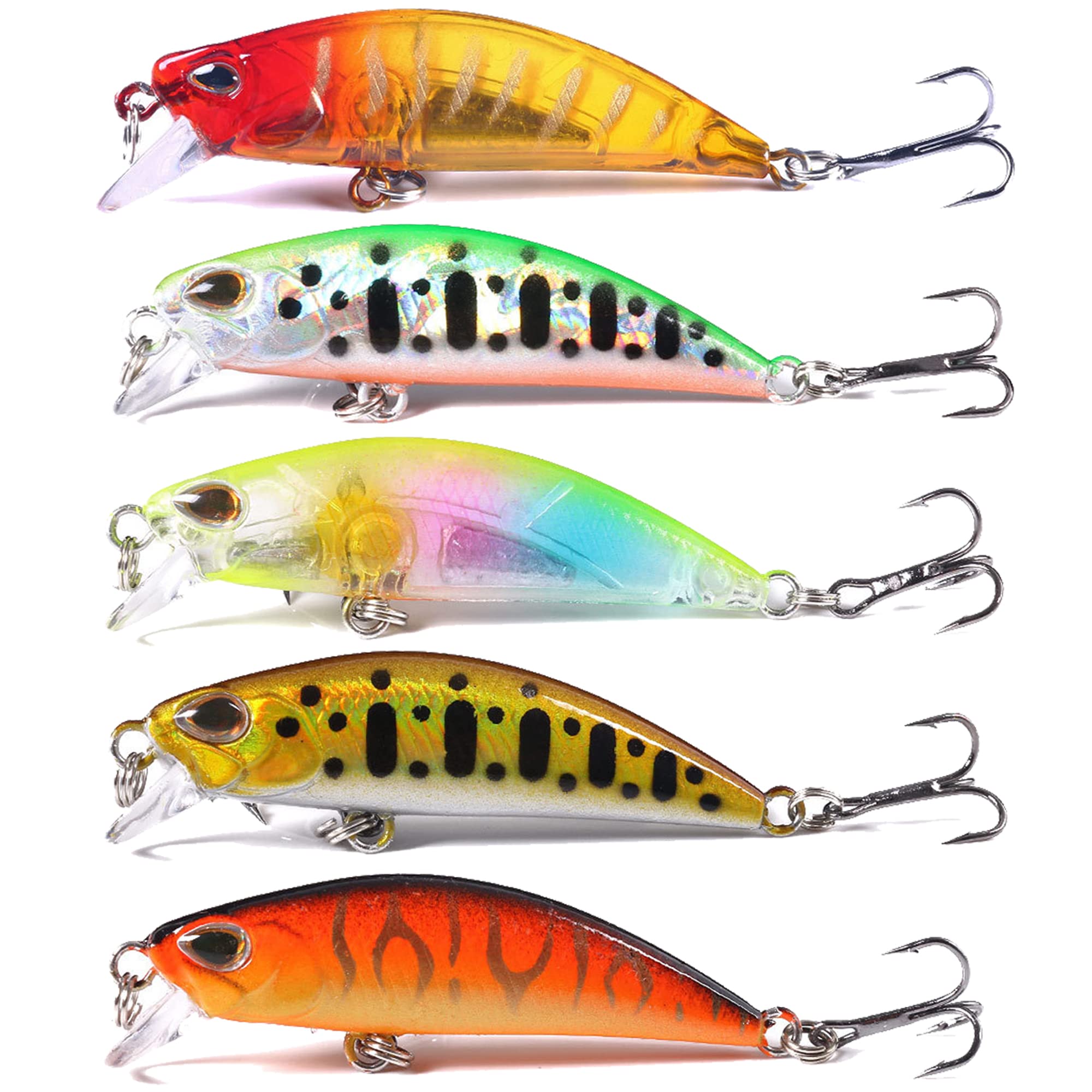 LURESMEOW jerkbait built-in lead design extends casting distance.