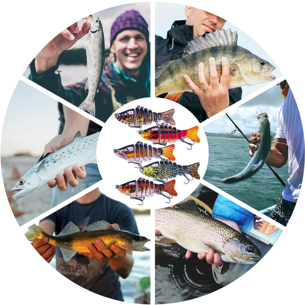 LURESMEOW lures suit bass, pike, trout, and other carnivorous fish.