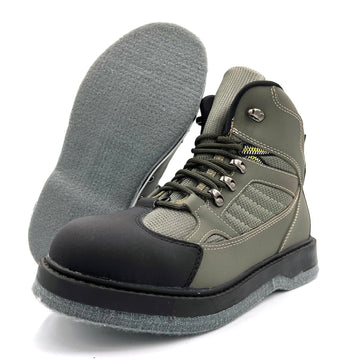 lurewilder Pro fishing wading boots eyelets rustfree emphasize durable corrosion resistance.