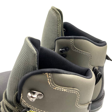 lurewilder Pro Wading Boots rust-free eyelets ensure long-lasting hardware in rugged rivers.