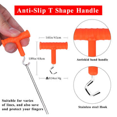 Driller for making bait holes in boilies and pellets