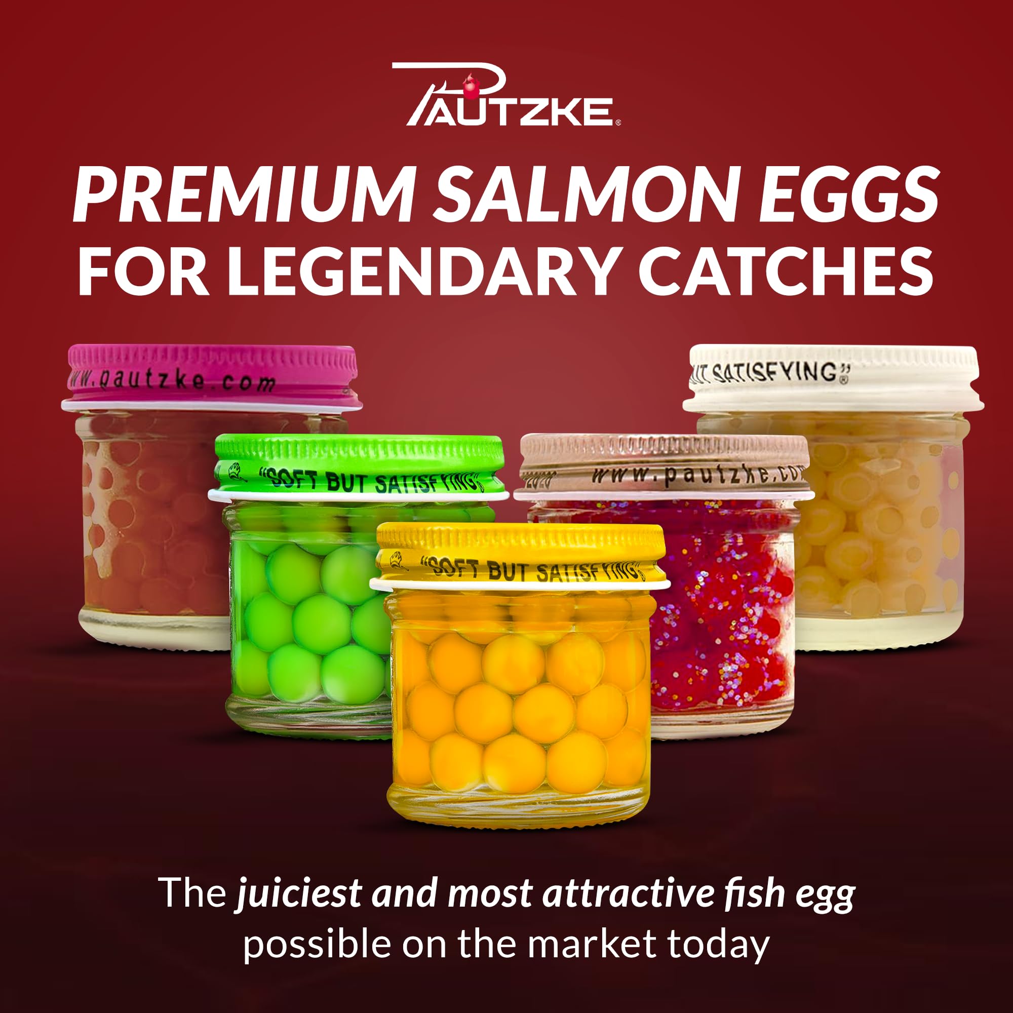 Trout fishing setup with Balls-o-Fire 5 Pack jars