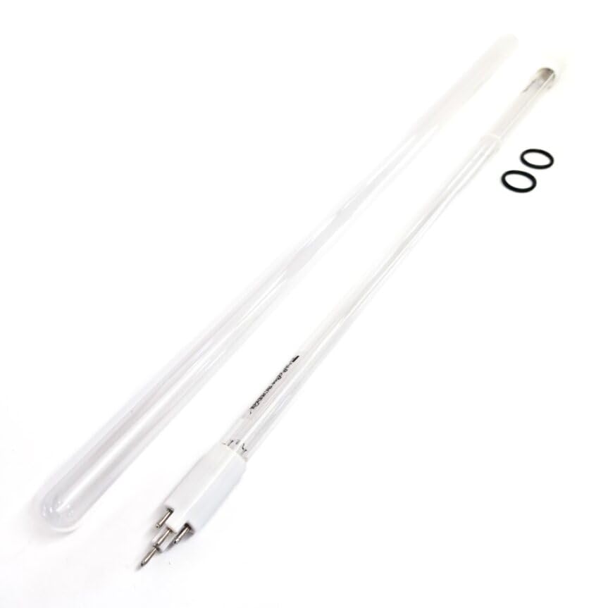 Lutrace S36RL UV lamp 40W with quartz sleeve for efficient water treatment.