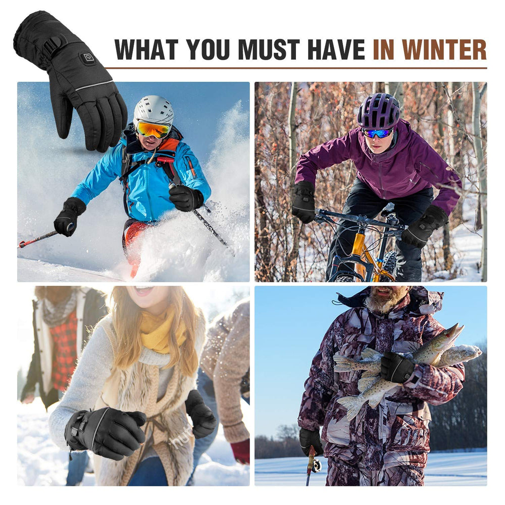 LUWATT heated gloves packaging illustrating gift-ready presentation