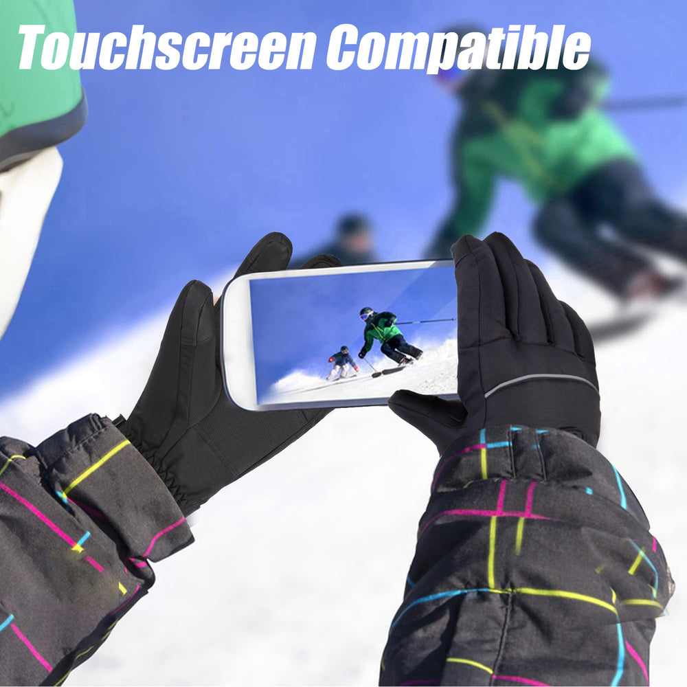 LUWATT heated gloves touchscreen compatibility and strong grip