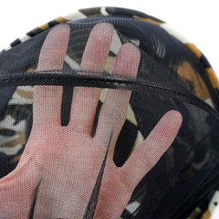 UPF50+ sun protection label on hat