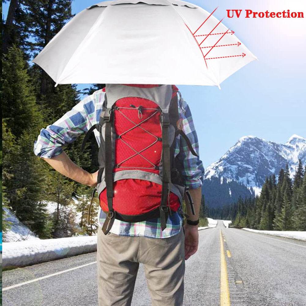 Waterproof Oxford and nylon fabric on umbrella hat