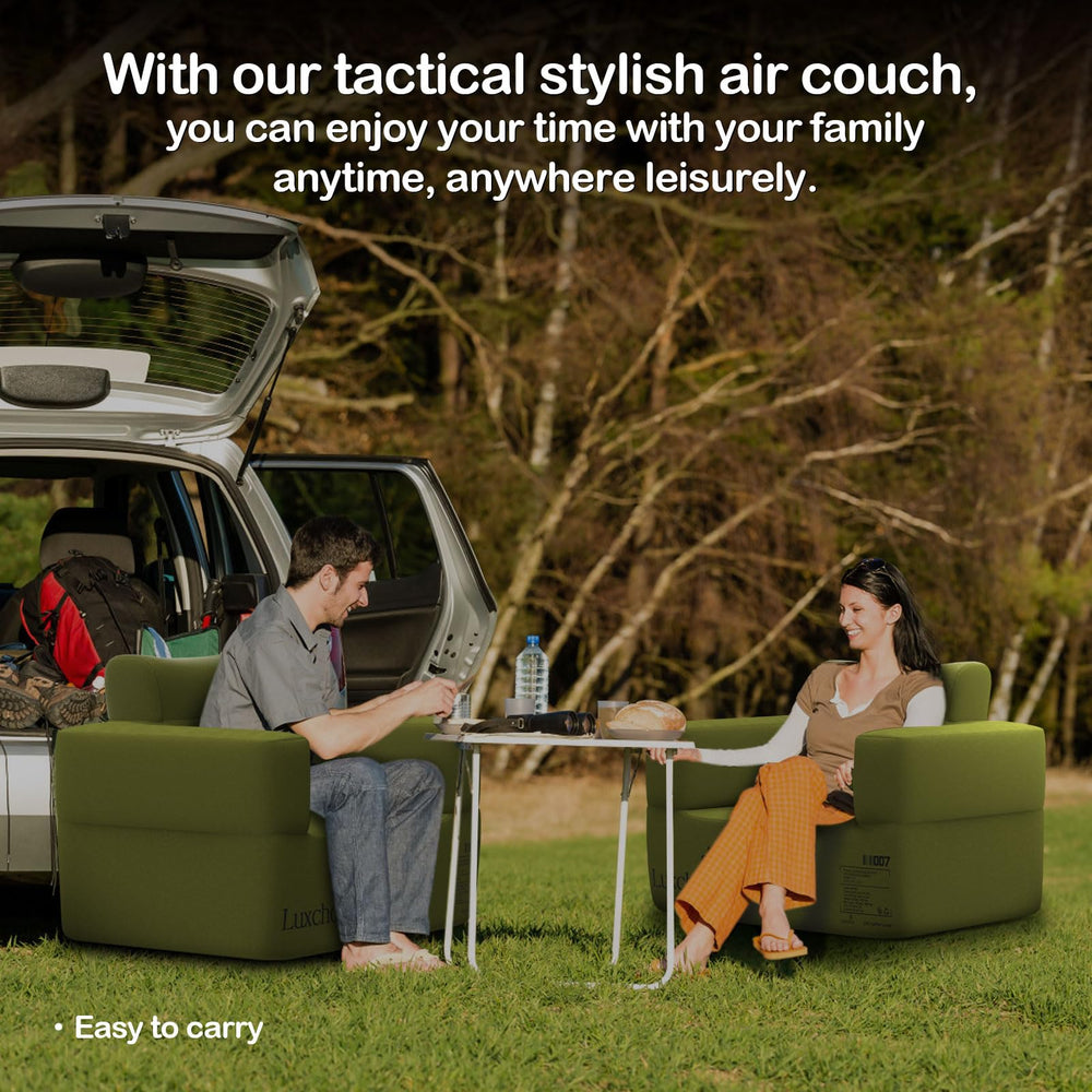 Luxchoice outdoor couch in backyard for relaxing lounging and hosting.