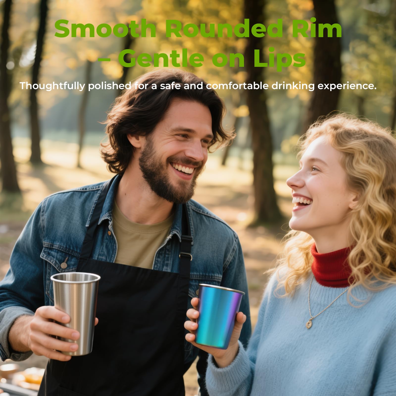 Luxgola water tumbler for camping keeps beverages cold and refreshing during outdoor adventures