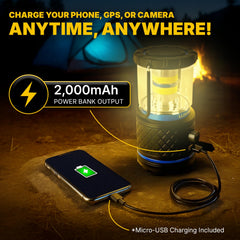 LUXPRO IPX4 water resistant lantern enduring rain