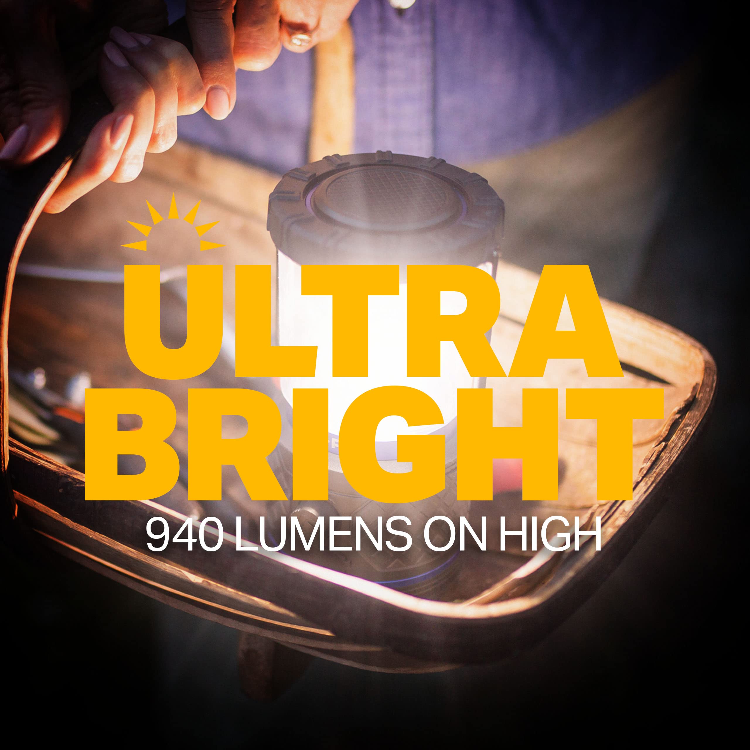 LUXPRO 940-lumen brightness control for versatile lighting indoors and outdoors