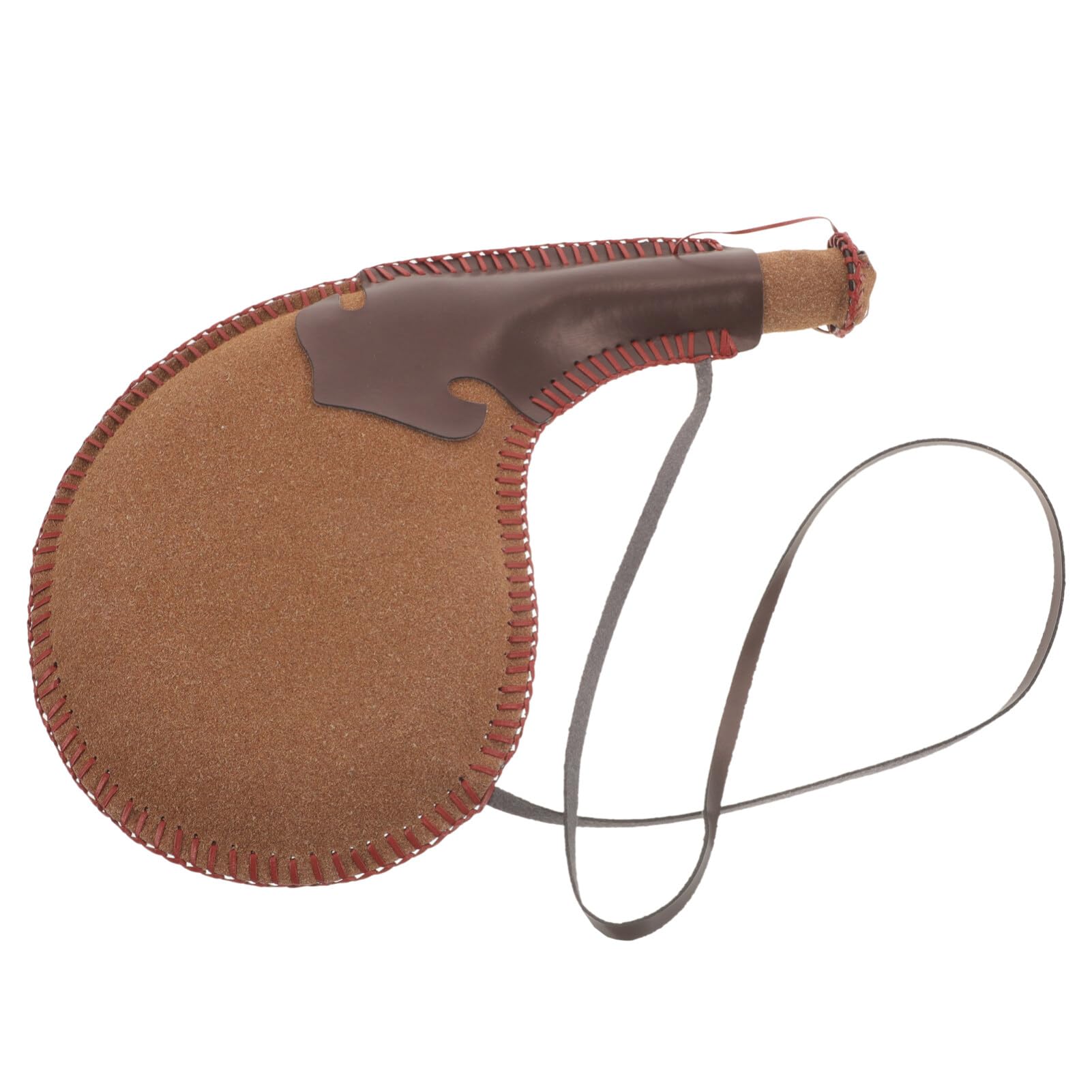 Luxshiny Ancient Water Bag with sealing lid keeps wine secure during outdoor adventures.
