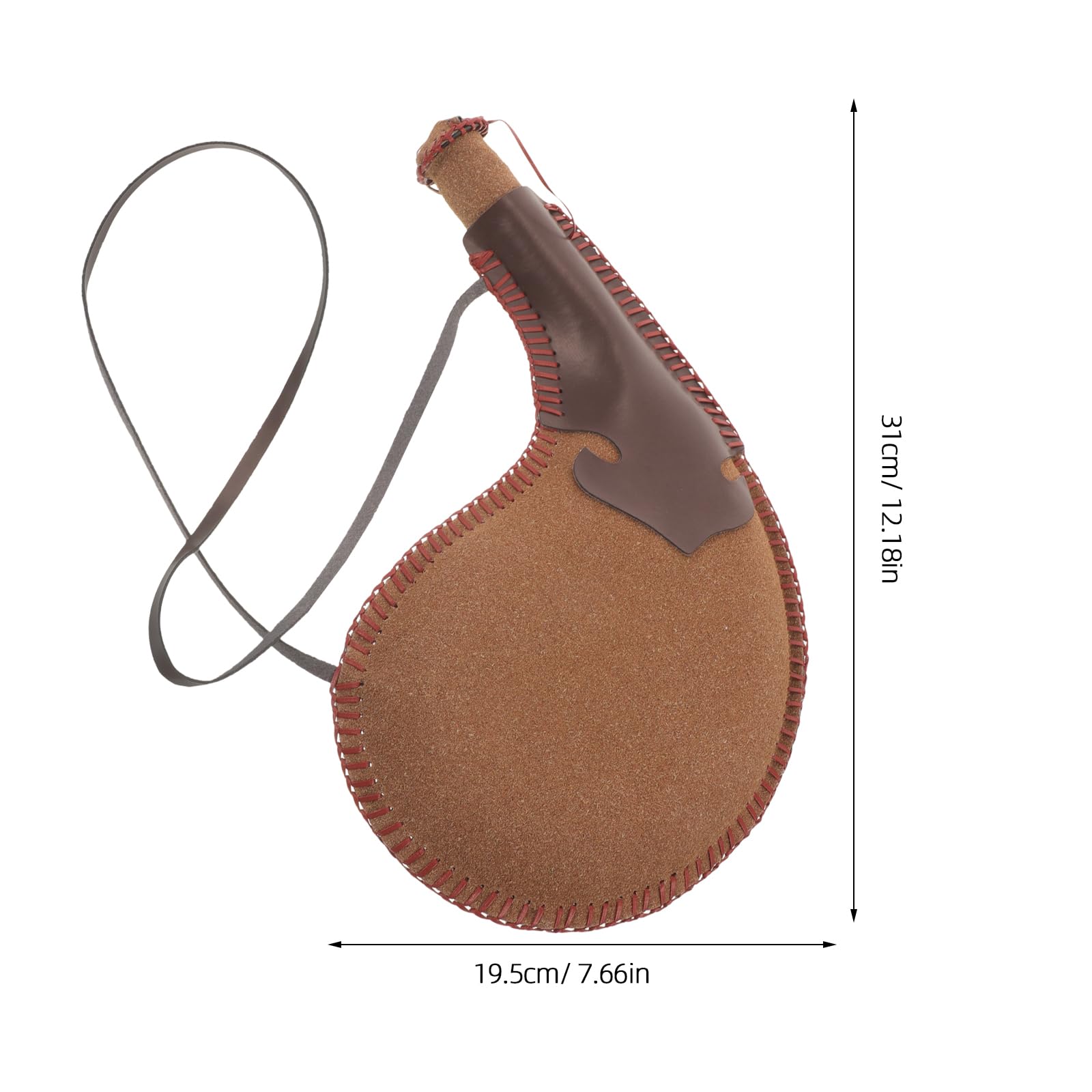 Luxshiny Ancient Water Bag with shoulder strap for easy carrying on hikes.
