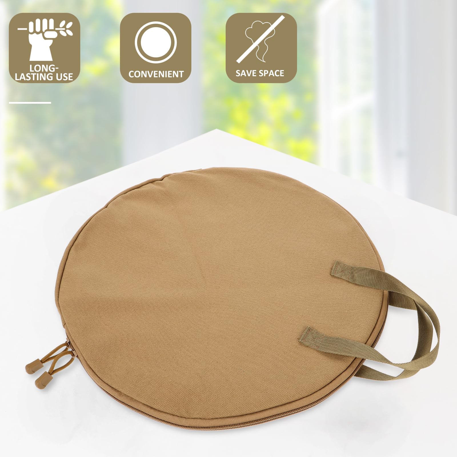 Luxshiny compact, lightweight storage protects cookware between trips