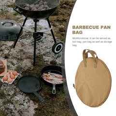Luxshiny grill pan bag with handle for easy transport