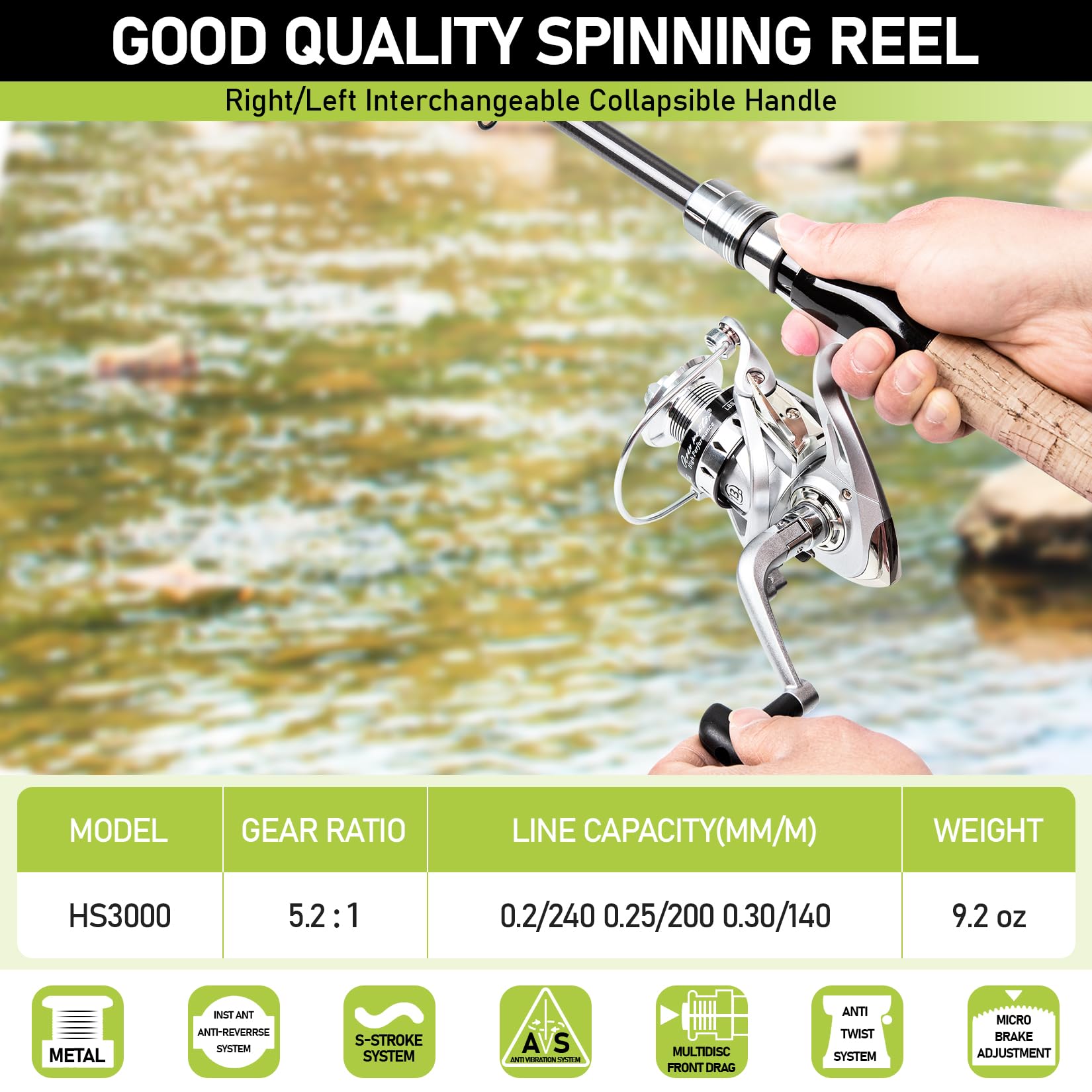 Luyianxi carbon fiber 6-89ft rod showcases lightweight strength for all-day casting.