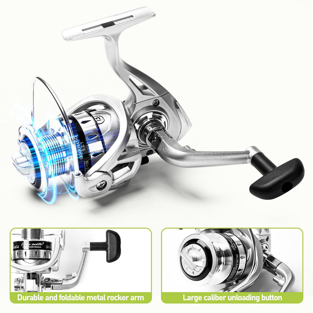 Luyianxi spinning reels drag system emphasizes smooth control.