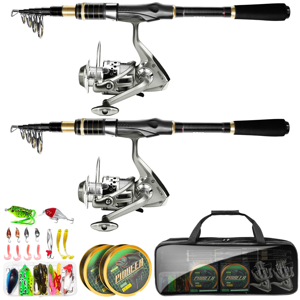 Luyianxi telescopic rod extended demonstrates portability and quick setup for travel anglers.