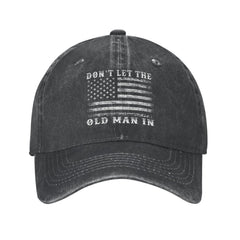 LUYIMAX custom denim cowboy hat worn outdoors for sun protection.