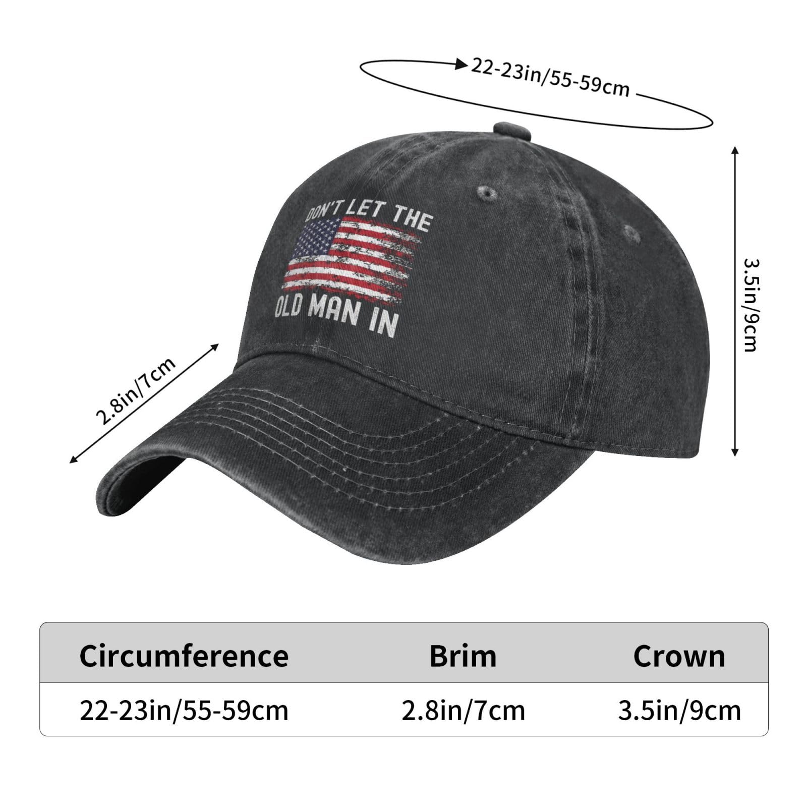 LUYIMAX 7 cm brim shades eyes while staying light.