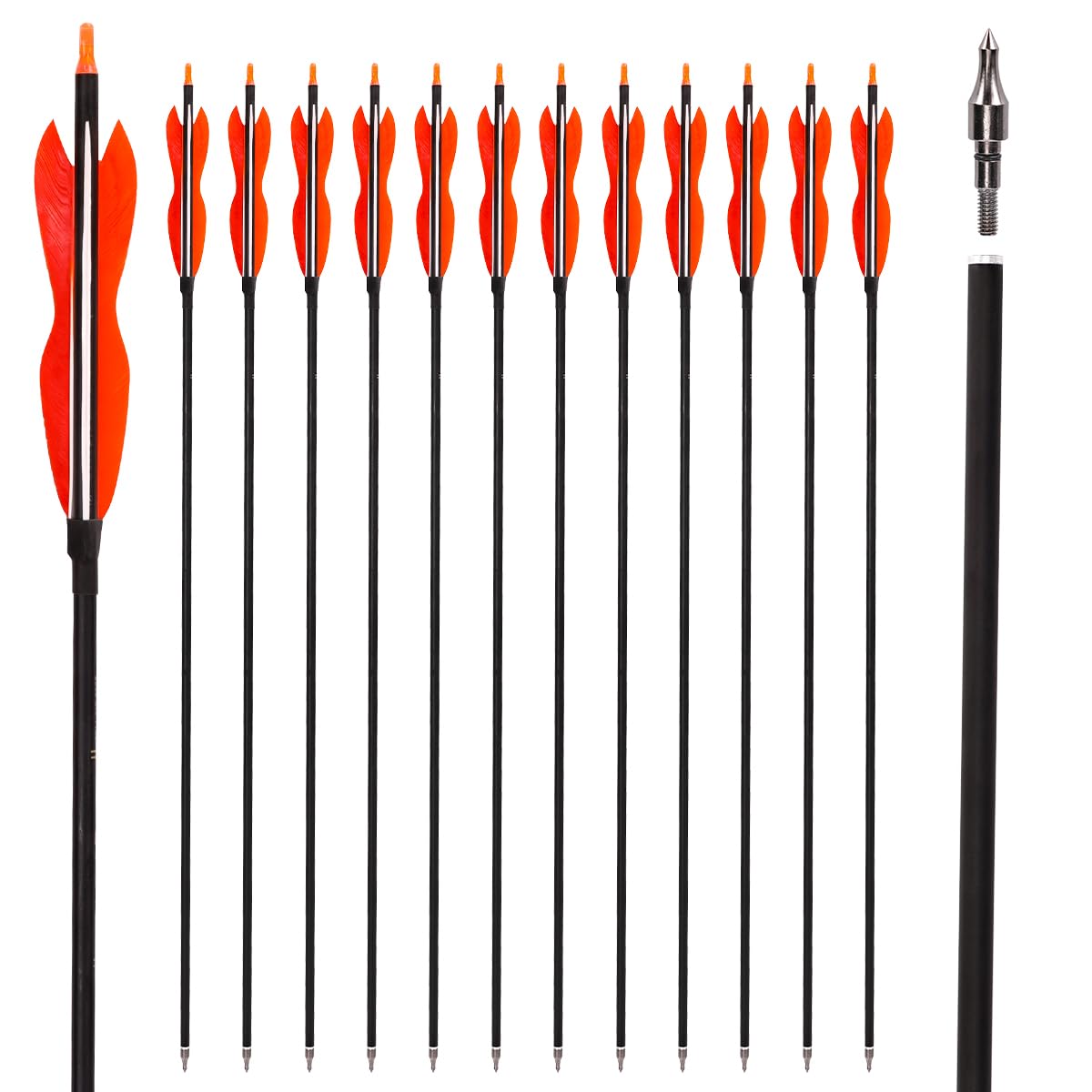 LWANO 31-inch carbon arrows shaft for precise target practice