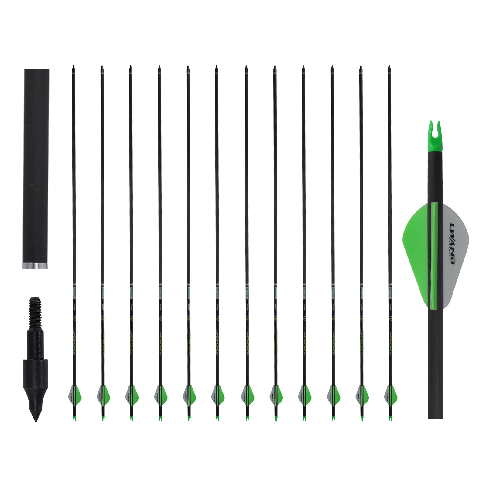 LWANO all-weather durability makes arrows reliable in varying conditions.