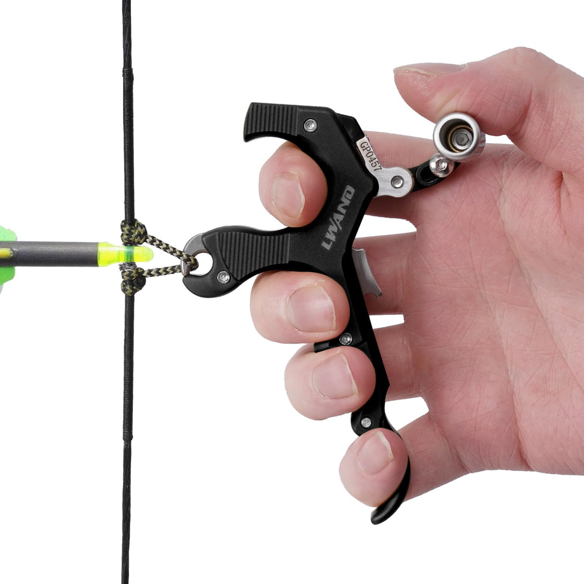 LWANO archery release frame with lightweight aluminum for durable, consistent shots