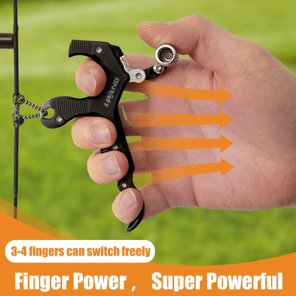 LWANO release thumb button with textured grip for smooth control