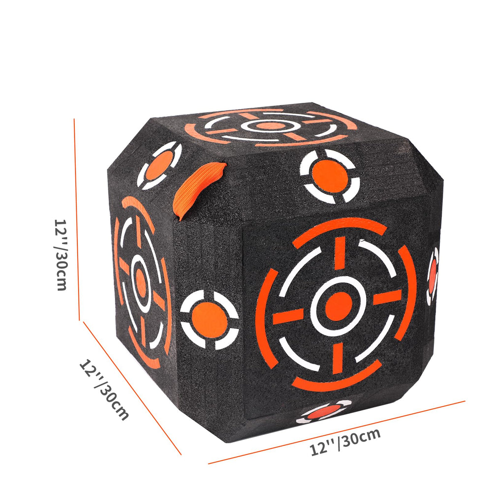 LWANO archery target block interior polymer fiber enhances durability and self-healing.