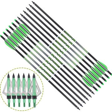 LWANO bolts with 4-inch feathers for stable flight