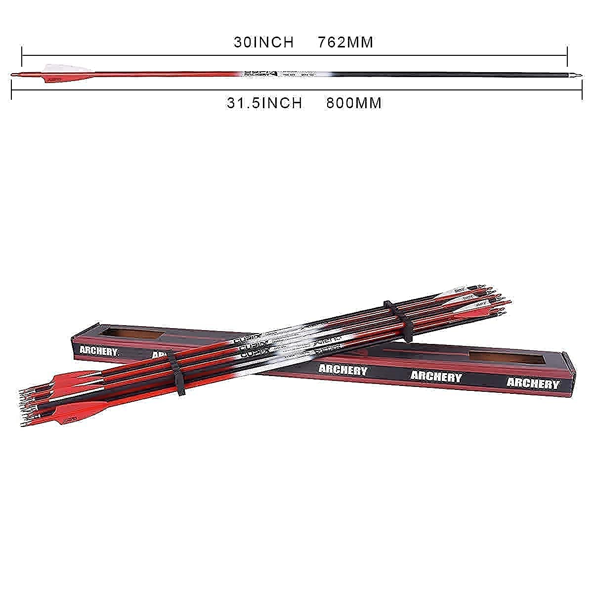 LWANO 7.8mm outer diameter arrow ensures consistent flight