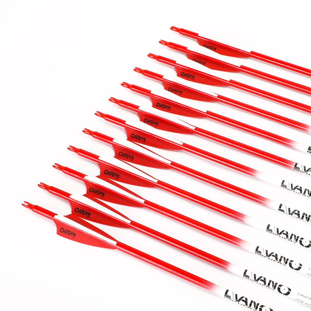 LWANO adjustable nocks on arrows fit multiple bows for proper tuning
