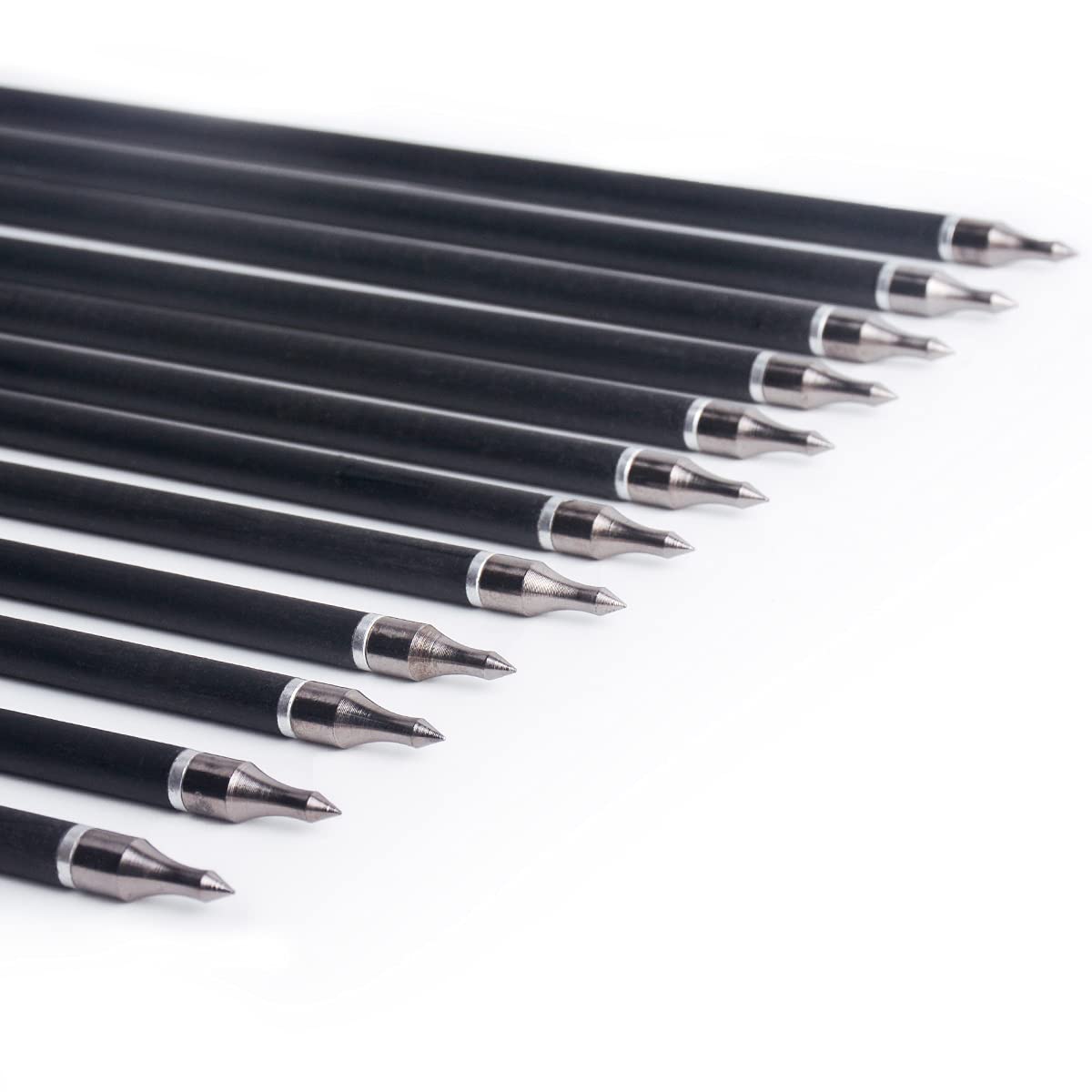 LWANO carbon arrow with O-ring locking for secure tip attachment.
