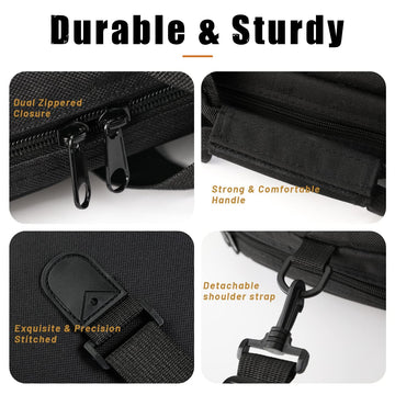 LWANO bow case side view highlighting easy-carry with backpack straps