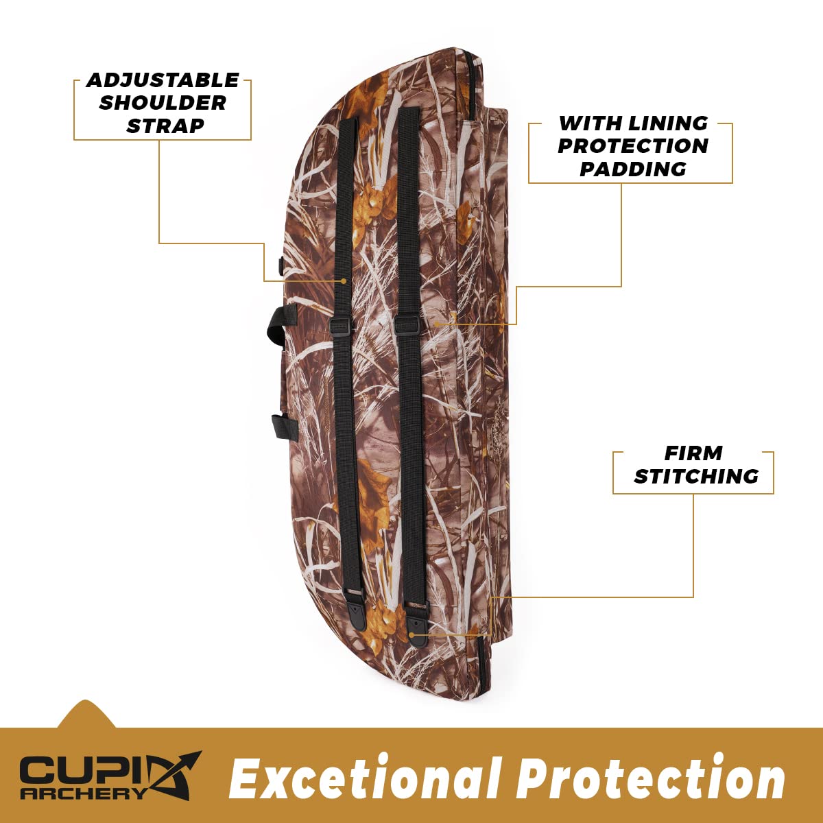 LWANO bow case size S fits 37-inch bows for compact setups